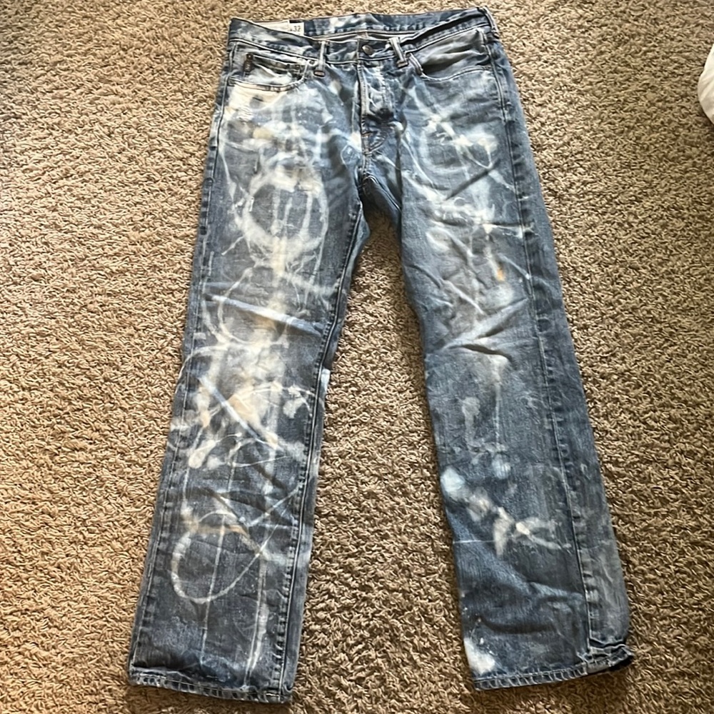 Custom Paint Jeans - Abercrombie & Fitch